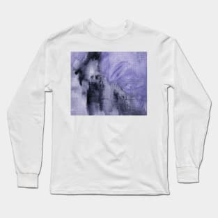 Abstract Oil Painting Very Peri 12c19 Long Sleeve T-Shirt